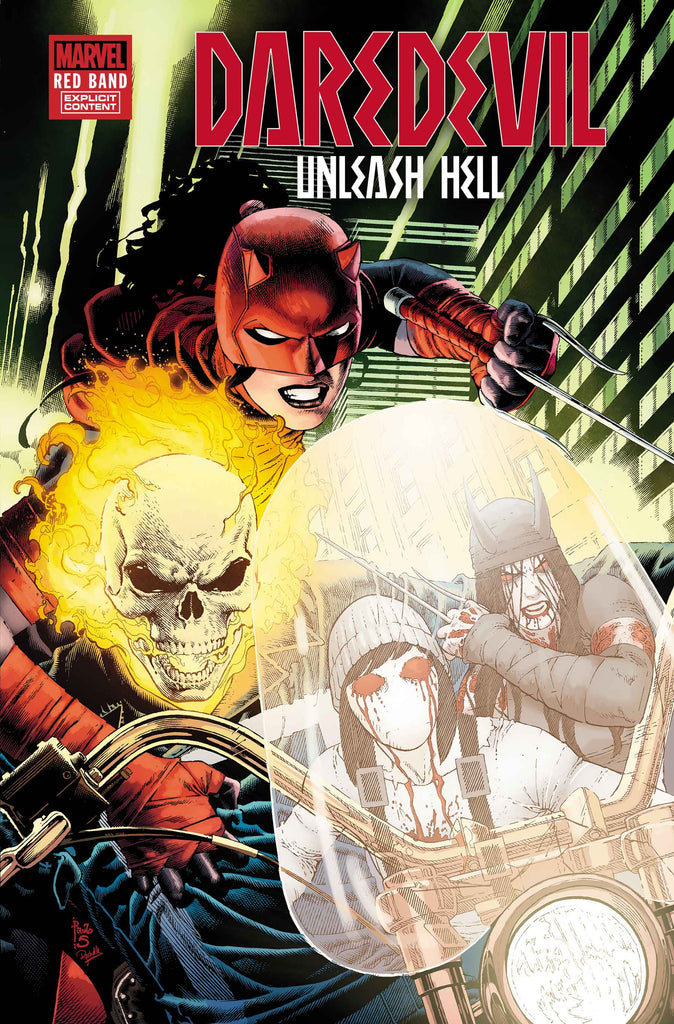 How is one to be able to defeat…ONESELF? Find out in Daredevil: Unleash Hell - Red Band #4.  Available April 16 at COMIC FEVER!