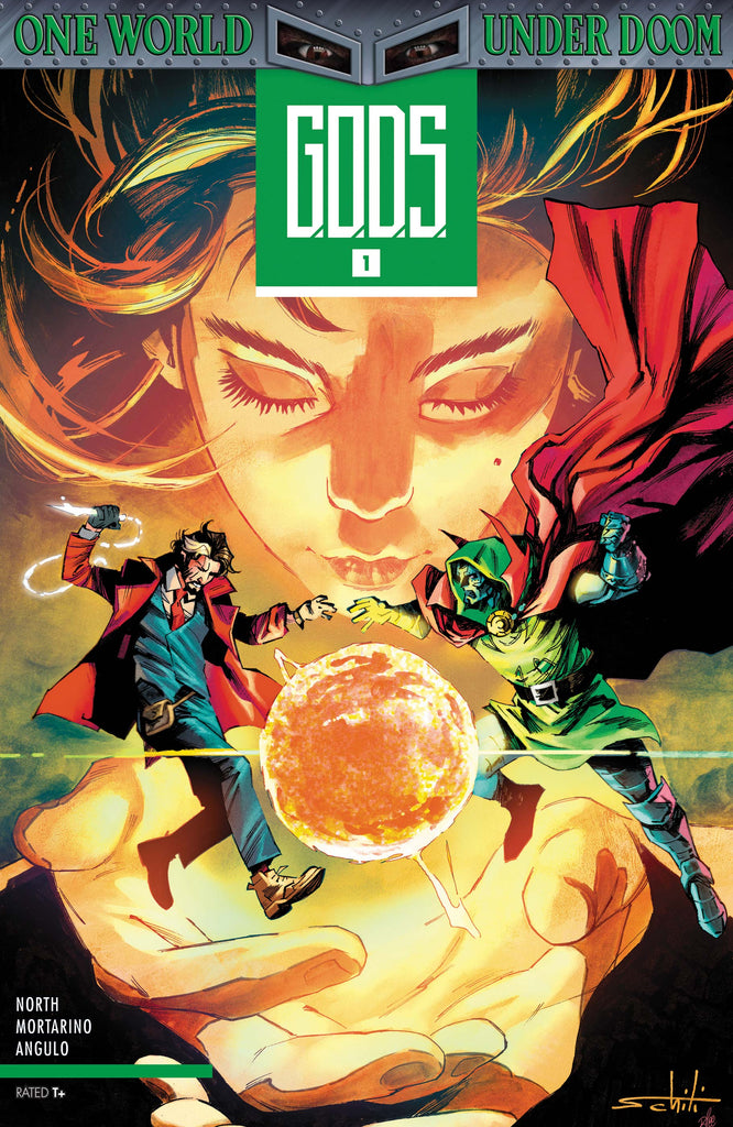 Iif you don't yet know the world of the GODS, this is the book for you in G.O.D.S.: ONE WORLD UNDER DOOM #1! Available July 30 at COMIC FEVER!