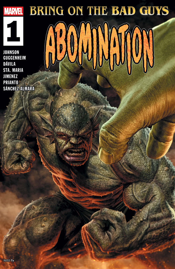 BRING ON THE BAD GUYS: ABOMINATION #1! 'Nuff said! Available July 16 at COMIC FEVER!