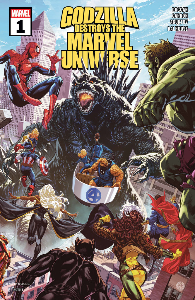 It's getting bigger! Godzilla Destroys the Marvel Universe #1! Available July 16 at COMIC FEVER!
