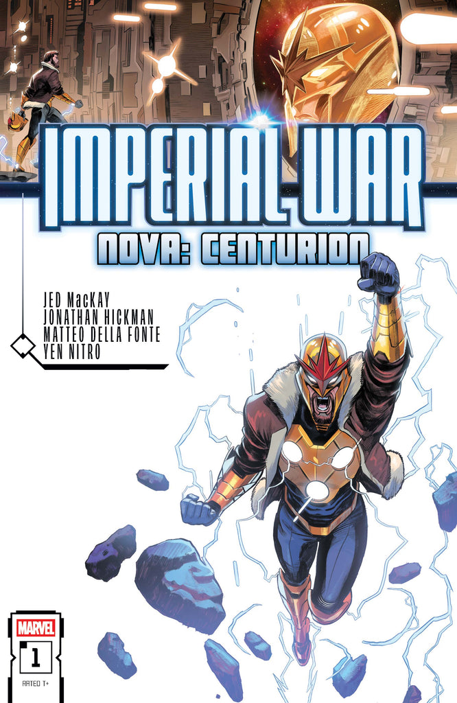 Have Helmet, Will Travel in IMPERIAL WAR: NOVA - CENTURION #1! Available September 10 at COMIC FEVER!