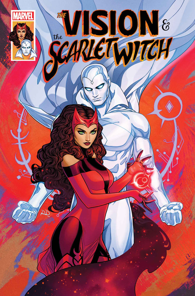 Marvel's original star-crossed lovers reunite for the 50th Anniversary of their wedding in The Vision & the Scarlet Witch #1! Available May 21 at COMIC FEVER!