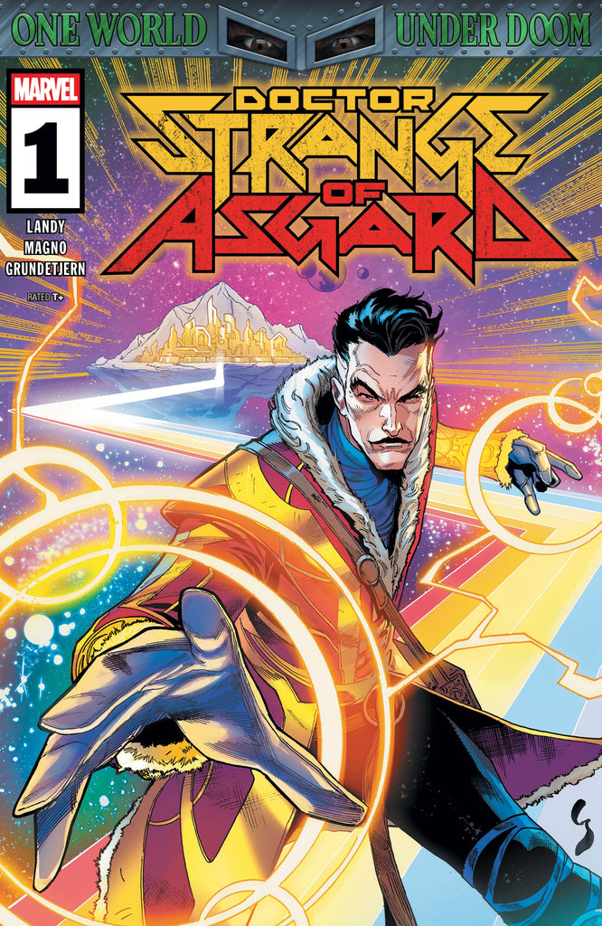 Stephen's identity crisis has led to him to become Doctor Strange of Asgard #1! Available March 5 at COMIC FEVER!