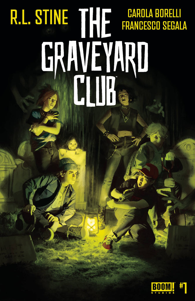 Legendary author R.L. Stine launches a coming-of-age horror series, a Breakfast Club in a graveyard filled with frights both nostalgic and new in GRAVEYARD CLUB #1, available September 18 at COMIC FEVER