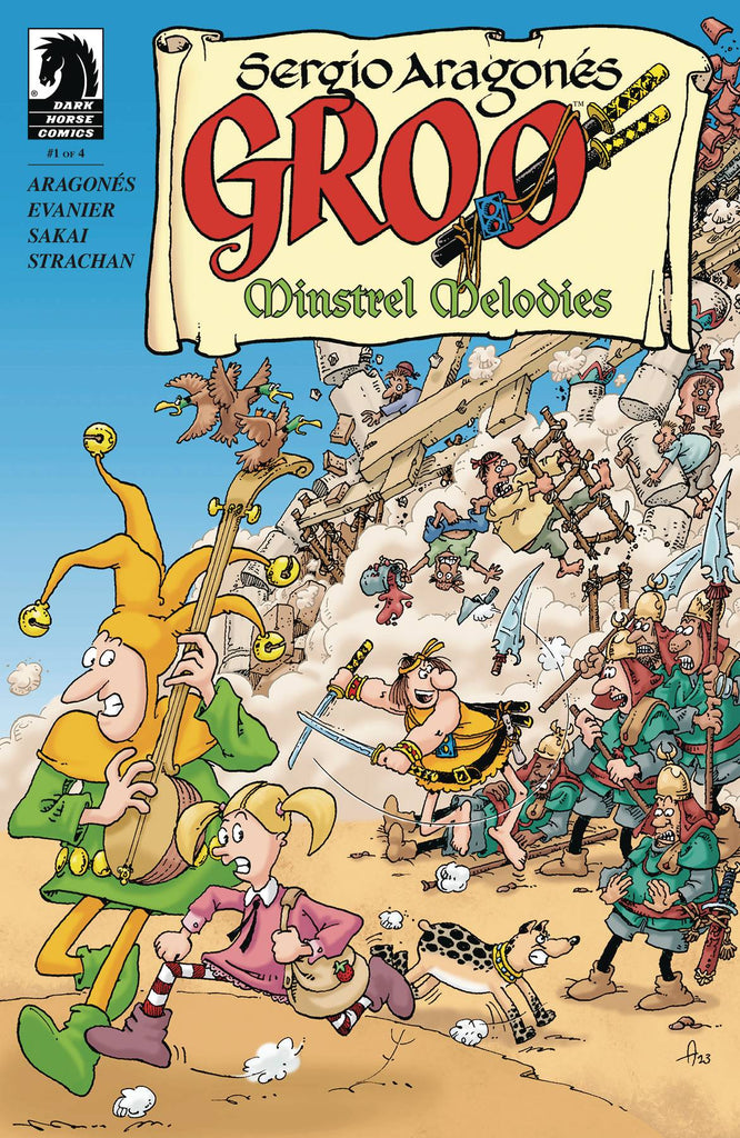 The Groo-verse's hapless wandering minstrel sets his lessons in GROO MINSTREL MELODIES #1! Available September 11 at COMIC FEVER!