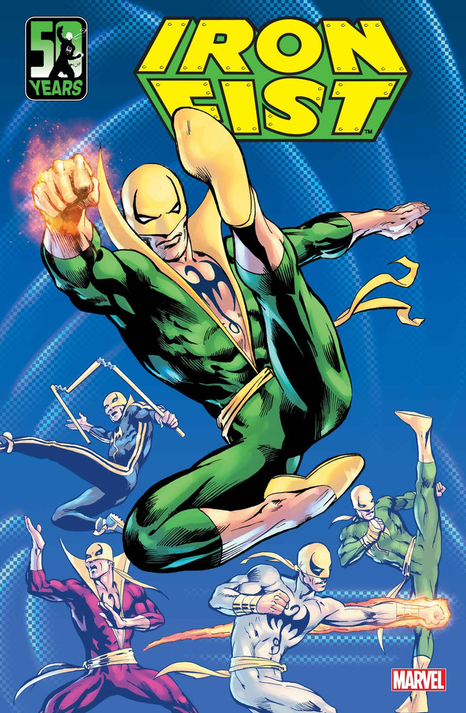 CELEBRATING FIFTY YEARS OF THE IMMORTAL PROTECTOR OF K'UN-LUN in IRON FIST 50TH ANN SPECIAL #1!  Available August 14 at COMIC FEVER