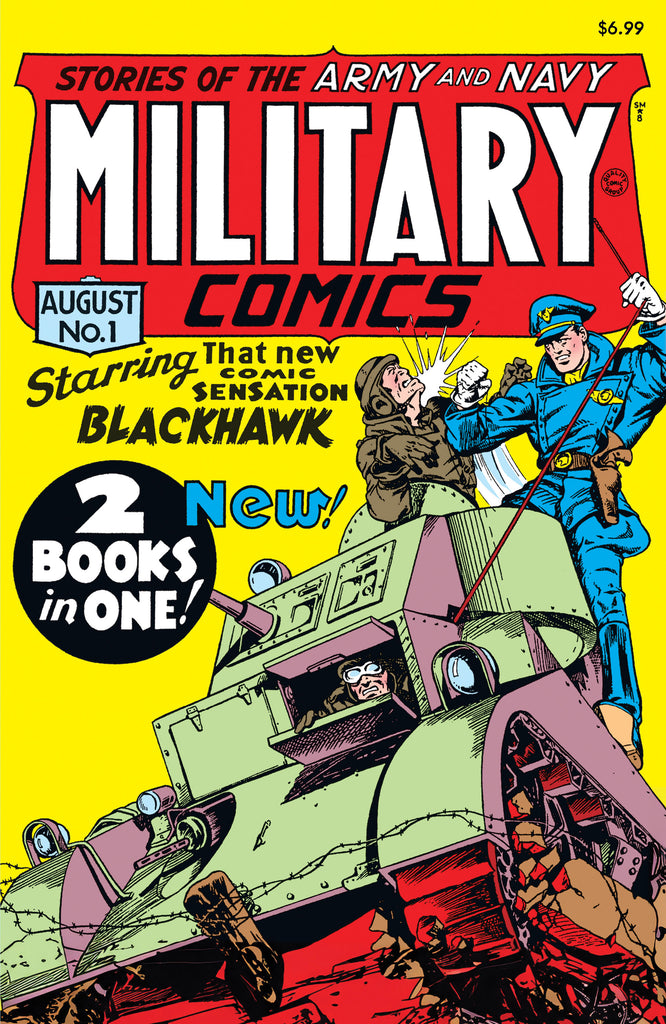 Relive the heroes of a Golden Age with MILITARY COMICS #1 FACSIMILE EDITION,  May 22 at COMIC FEVER