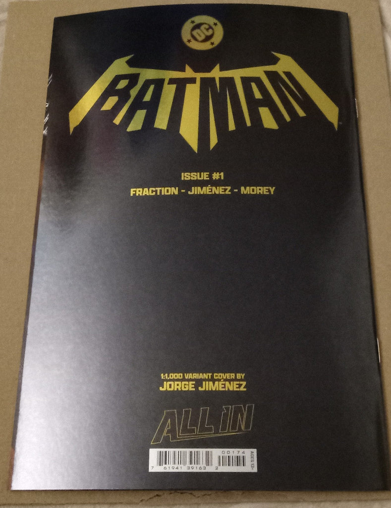 Lucky online Comic Fever customer scores 1:1000 Batman #1 Blind Bag Variant!