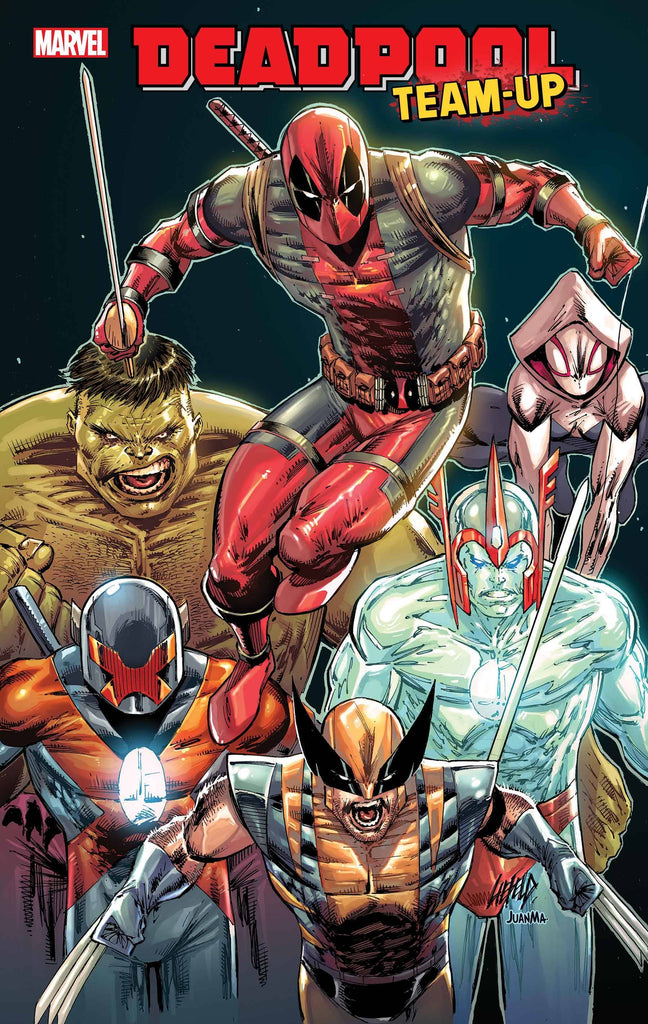 ROB LIEFELD RETURNS TO DEADPOOL in DEADPOOL TEAM-UP #1. Available August 28 at COMIC FEVER