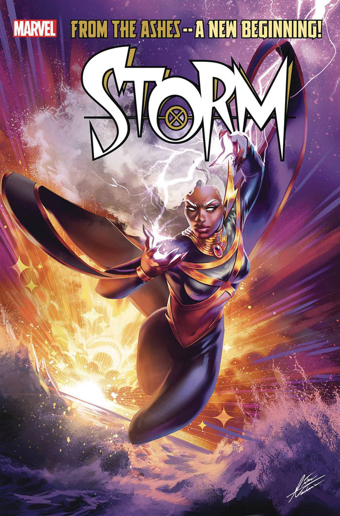 EARTHS MIGHTIEST MUTANT, NOW HEADLINING HER OWN SOLO SERIES in STORM #1. Available October 2 at COMIC FEVER!