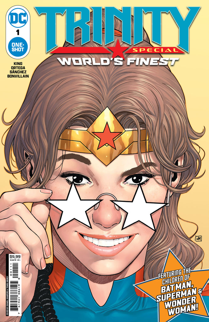 THE DAUGHTER OF WONDER WOMAN TEAMS WITH THE SUPER SONS in TRINITY SPECIAL WORLDS FINEST #1. Available September 4 at COMIC FEVER