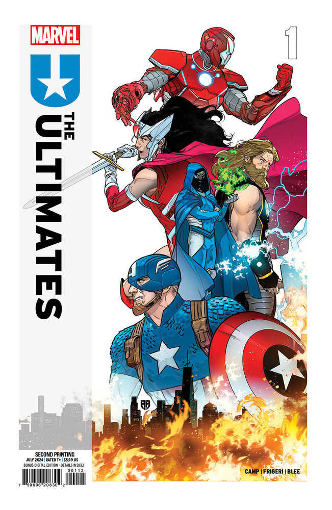 Ultimates #1 R.B. Silva 2nd Print Variant Vol 6 (2024) Marvel