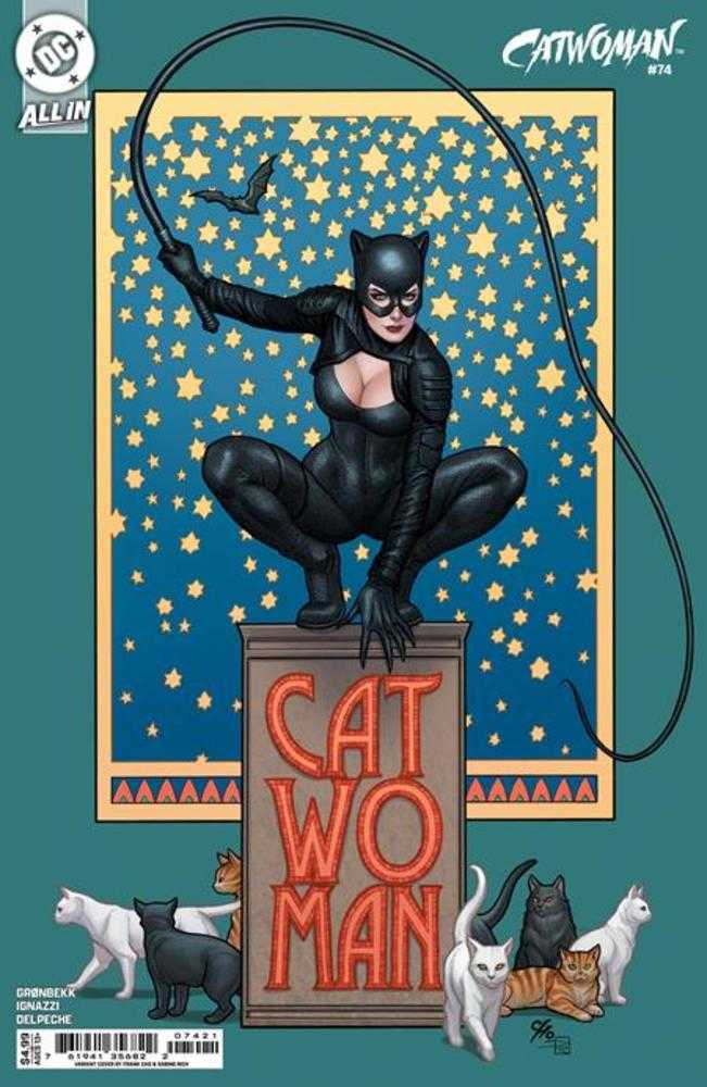 Catwoman #74 Cover B Frank Cho Card Stock Variant vol 5 (2025) DC