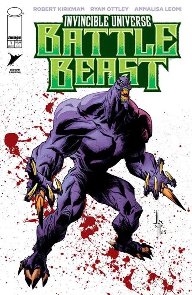 アメコミリーフ　Invincible Uni: Battle Beast #1 Invincible Universe Battle Beast #1 2nd Print Cover B Jason Howard