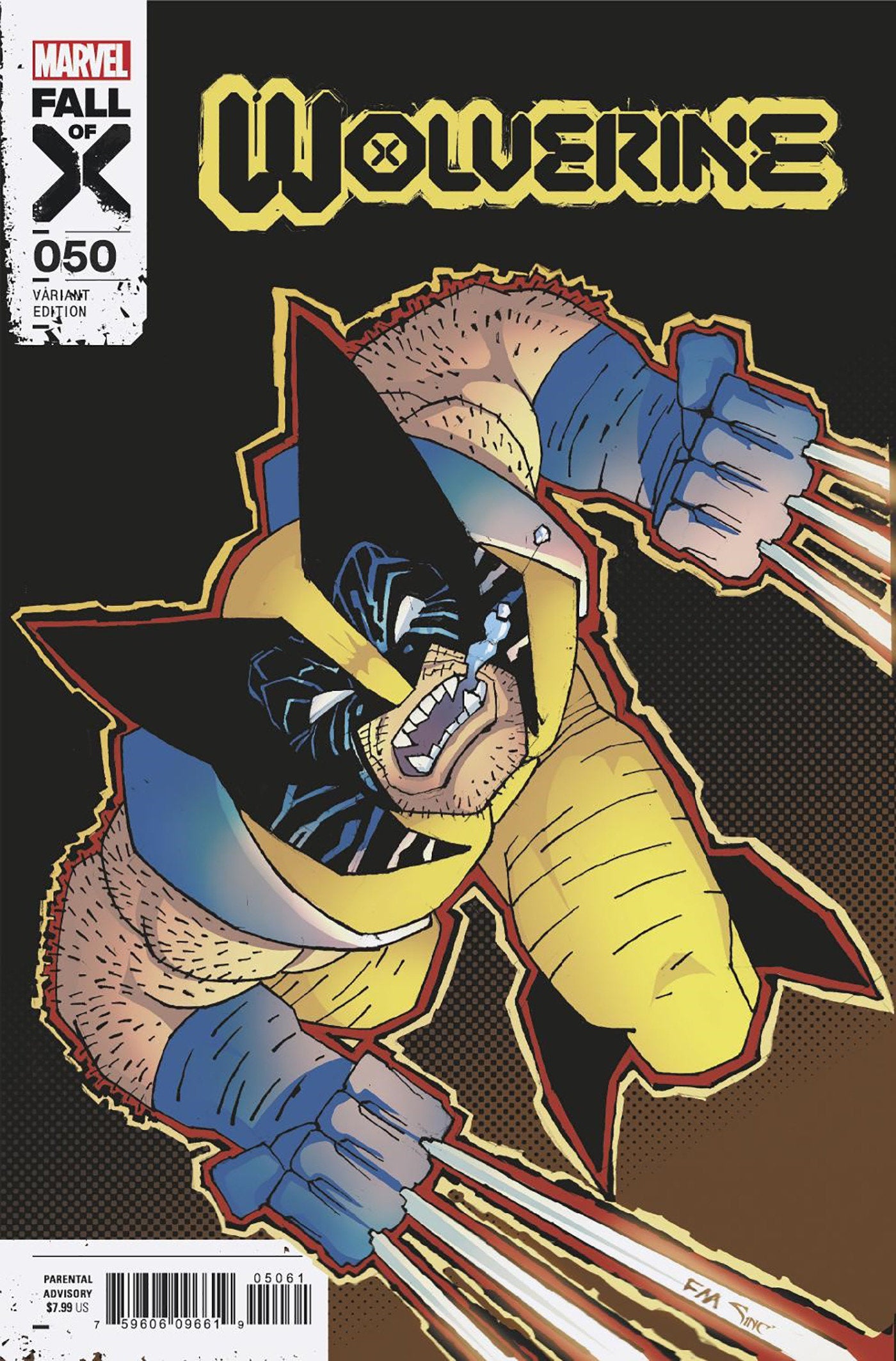 Wolverine #50 Frank Miller Variant Vol 7 (2024) Marvel Comics