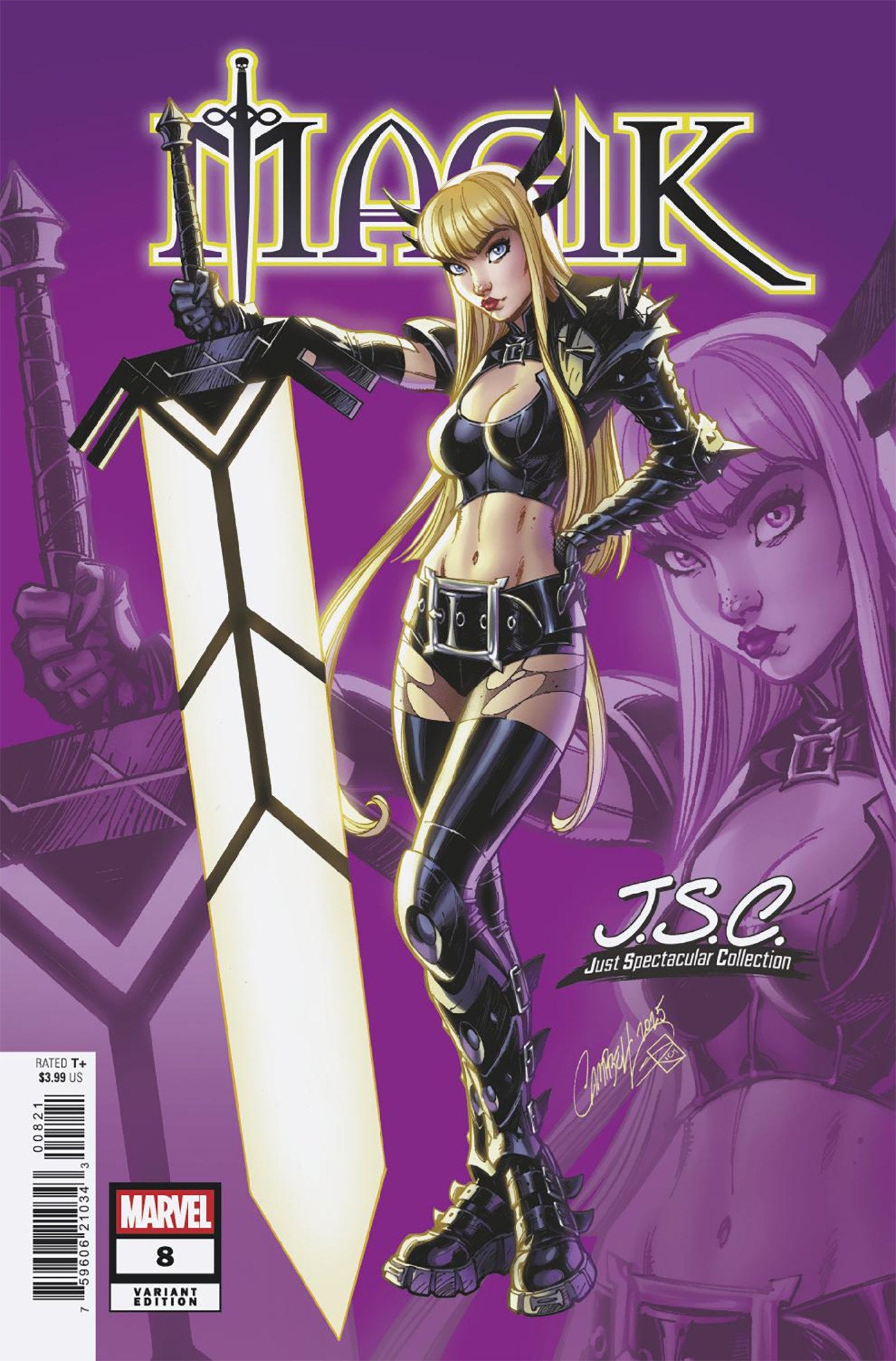 Magik #8 J. Scott Campbell Just Spectacular Collection Variant Vol