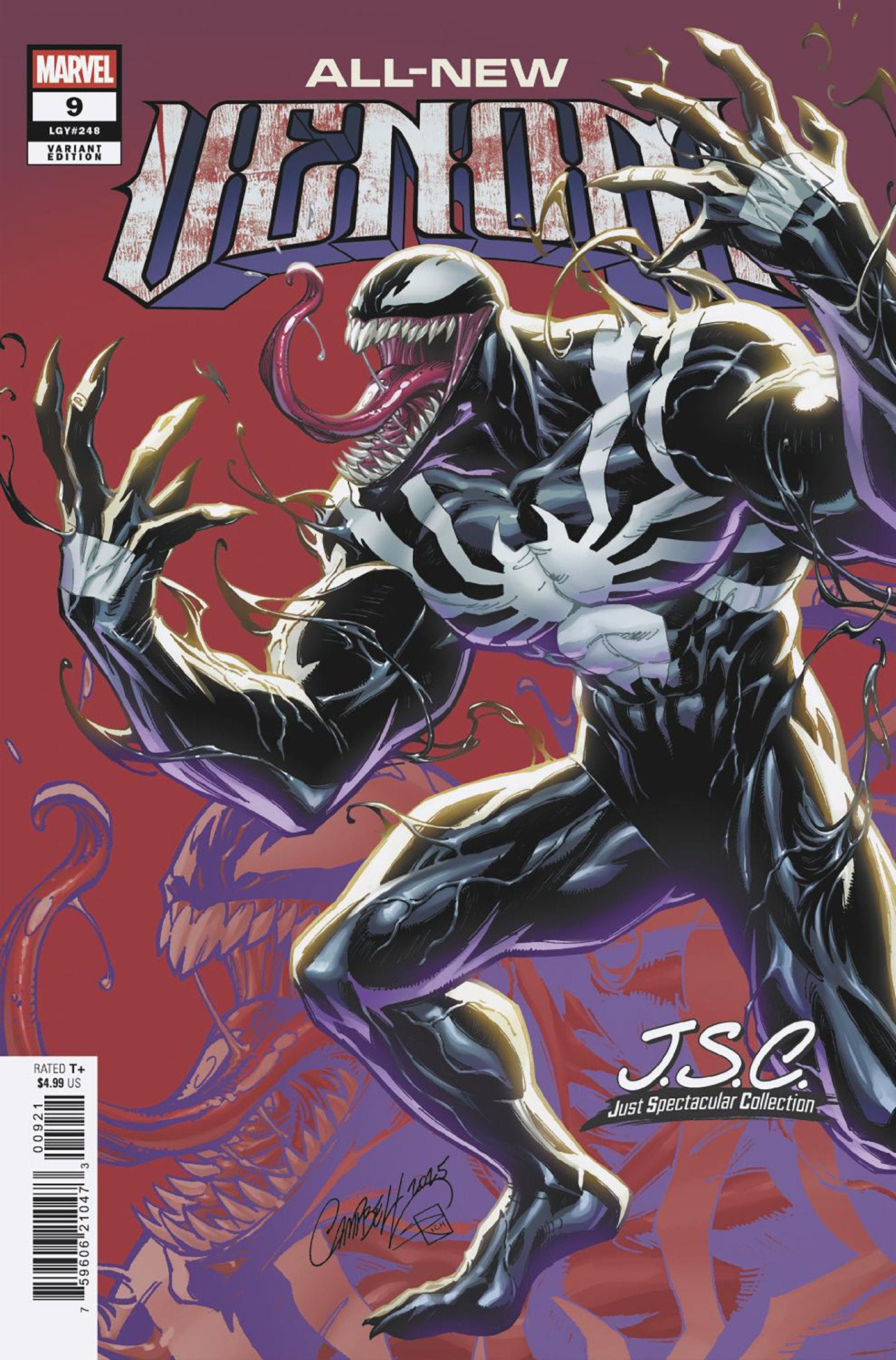 All-New Venom #9 J. Scott Campbell Just Spectacular Collection