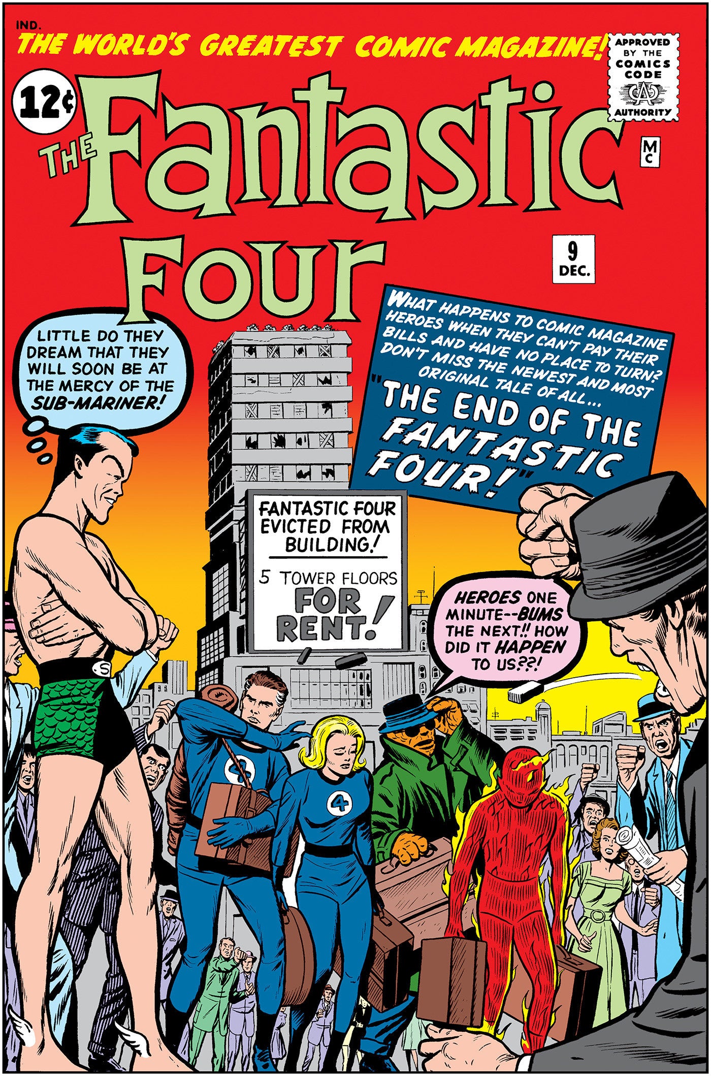Fantastic Four #9 Facsimile Edition Foil Variant (2025) Marvel