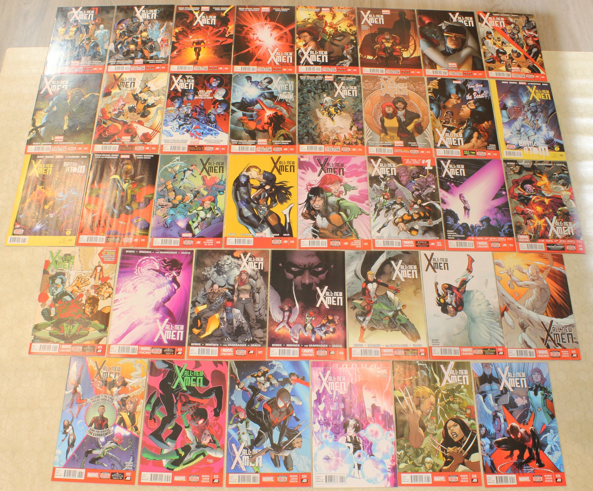 ALL-NEW X-MEN #1 - 36, ANNUAL #1 (2012) set (Marvel Comics lot
