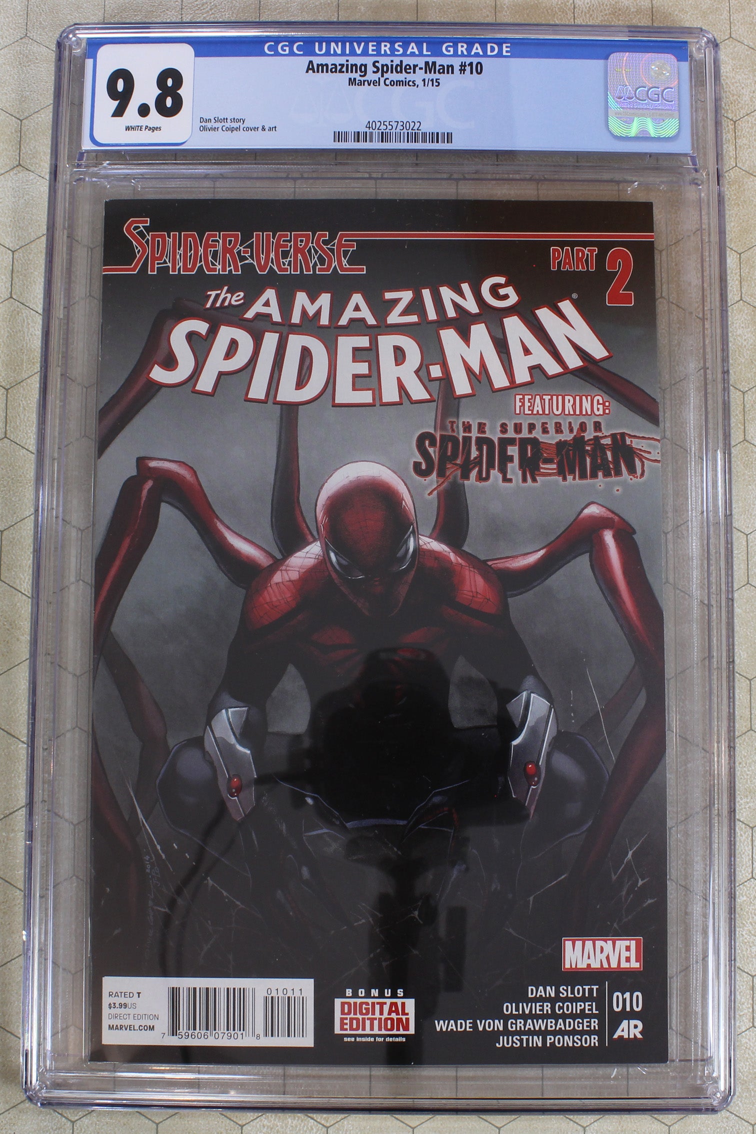 Online CGC 9.8 Amazing Spider-man #10 (Unknown Comics Edition B)