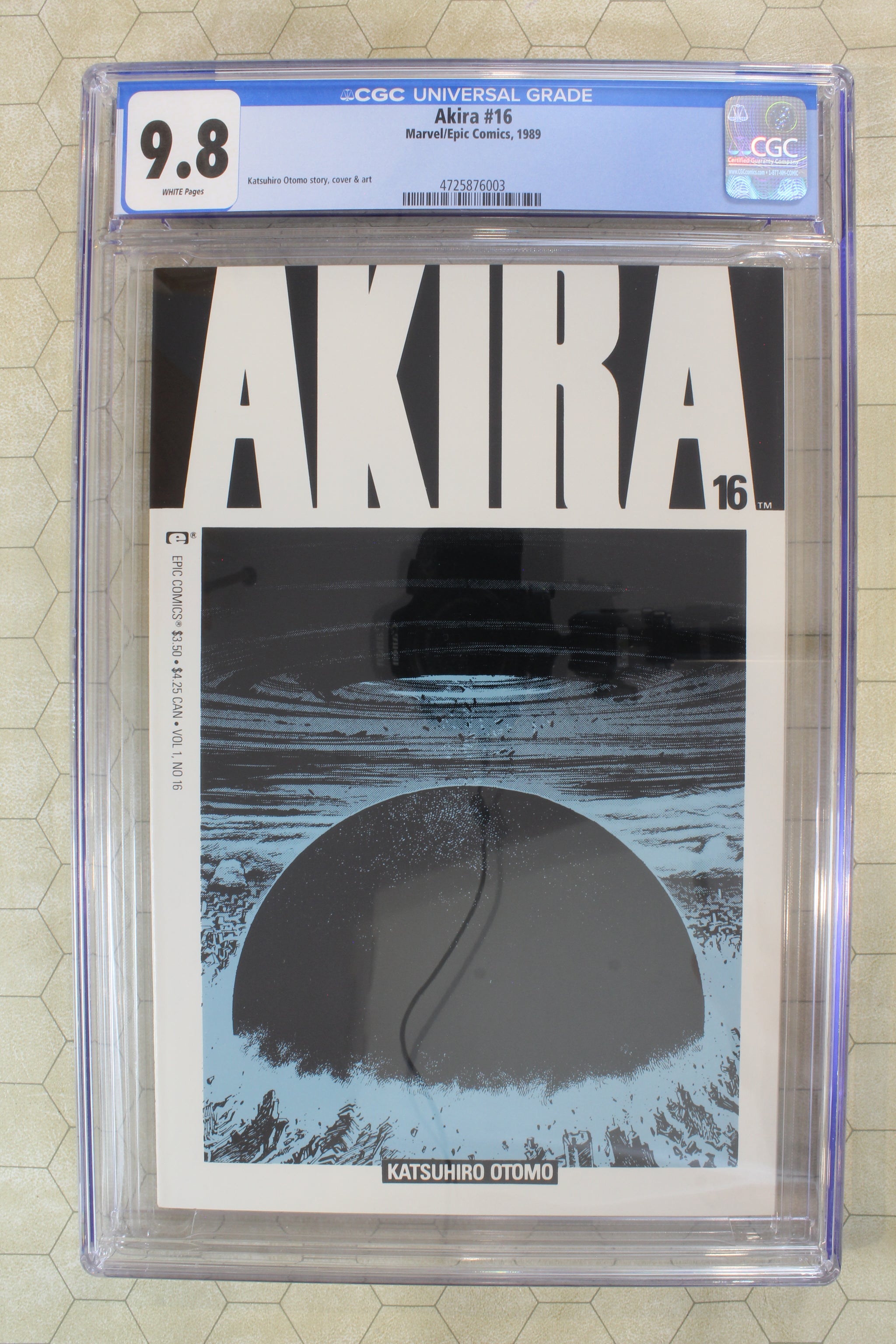 AKIRAPAPA88ページ AKIRA #16 CGC 9.8 (1989) (Marvel Epic Comics) Movie adaptation