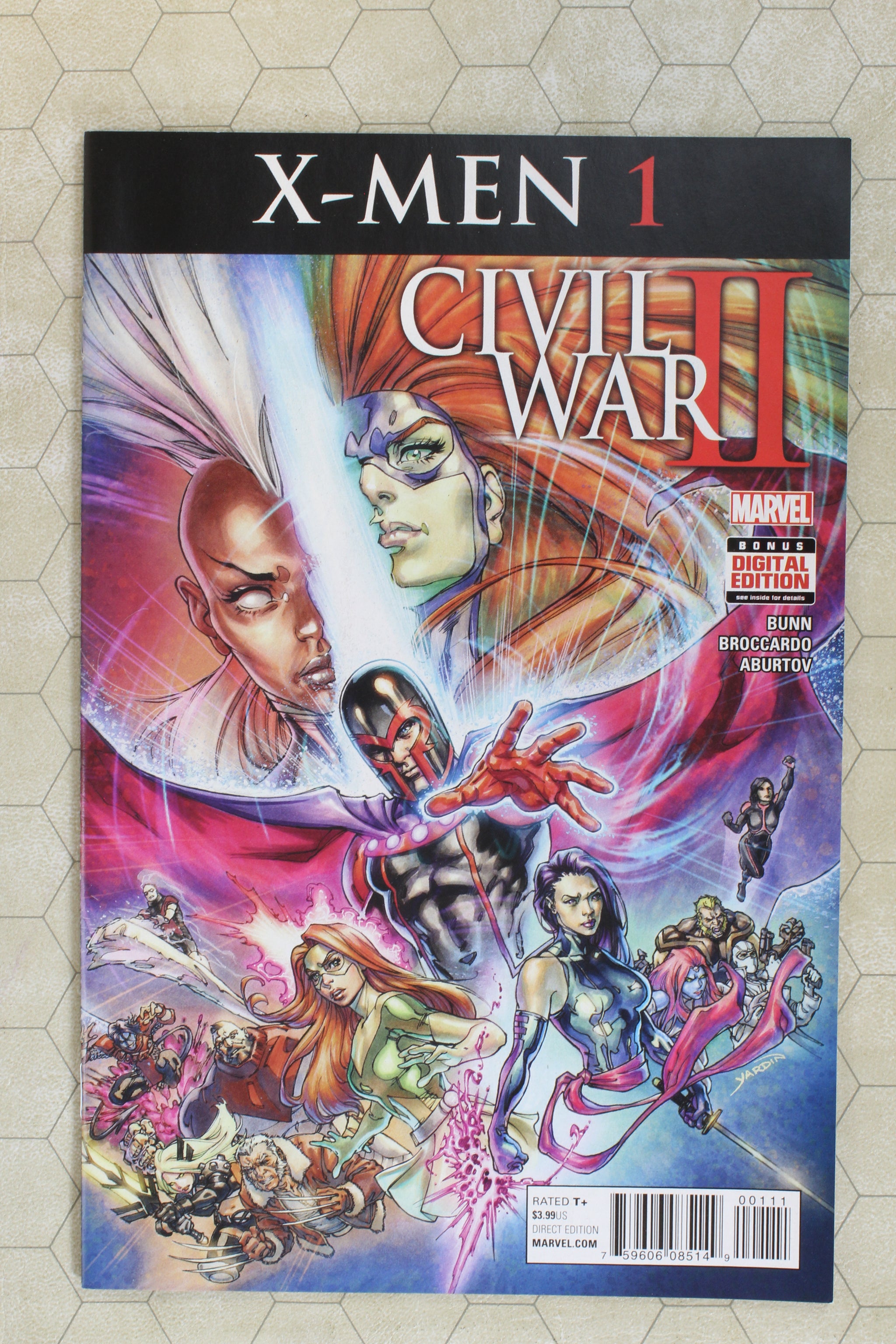 CIVIL WAR II: X-MEN Set 1 - 3 (2016) regular NM (Marvel Comics