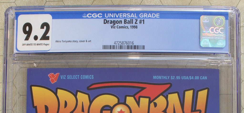 DRAGON BALL Z #1 CGC 9.2 (1998) (Viz Comics Media)!! – Comic Fever
