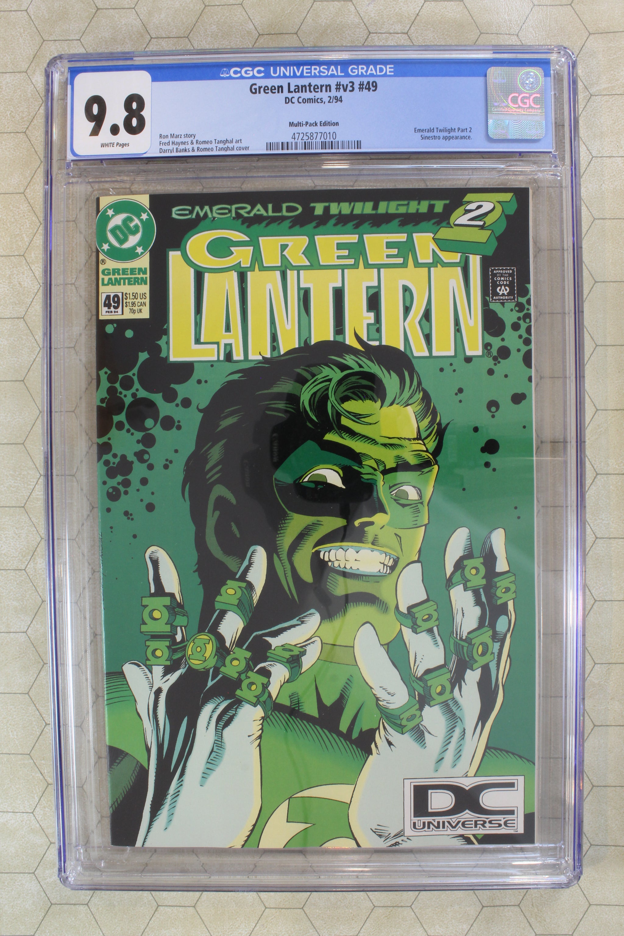 GREEN LANTERN #49 vol.3 CGC 9.8 (1994) Multi-pack ed. (DC Comics