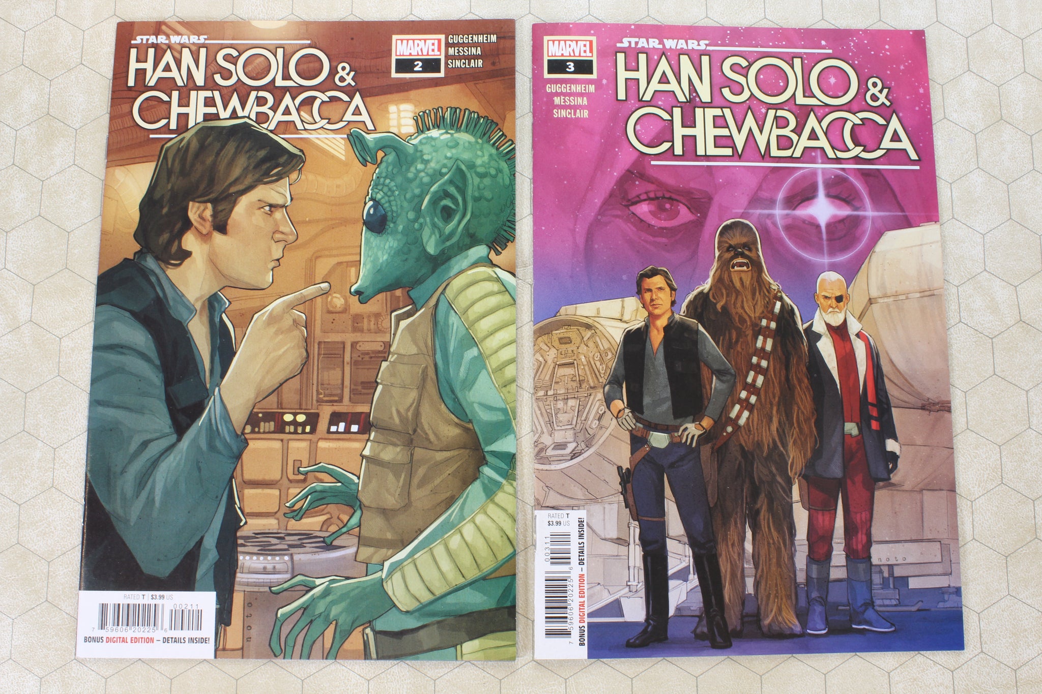 STAR WARS HAN SOLO & CHEWBACCA #2 - 7 (2022) set NM- (Marvel