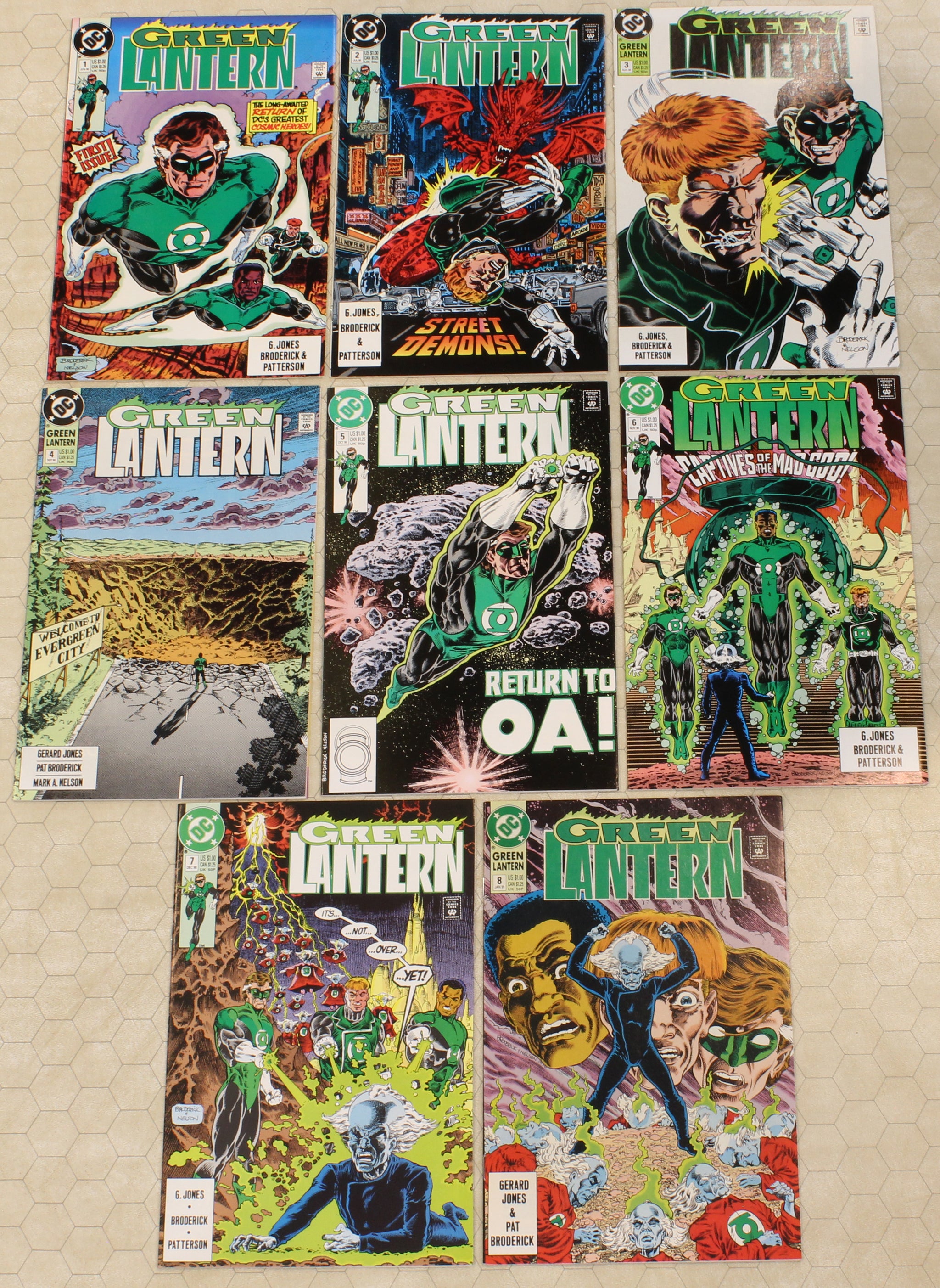 GREEN LANTERN #1 - 8 (1990) vol. 3 Set (DC Comics lot) – Comic Fever