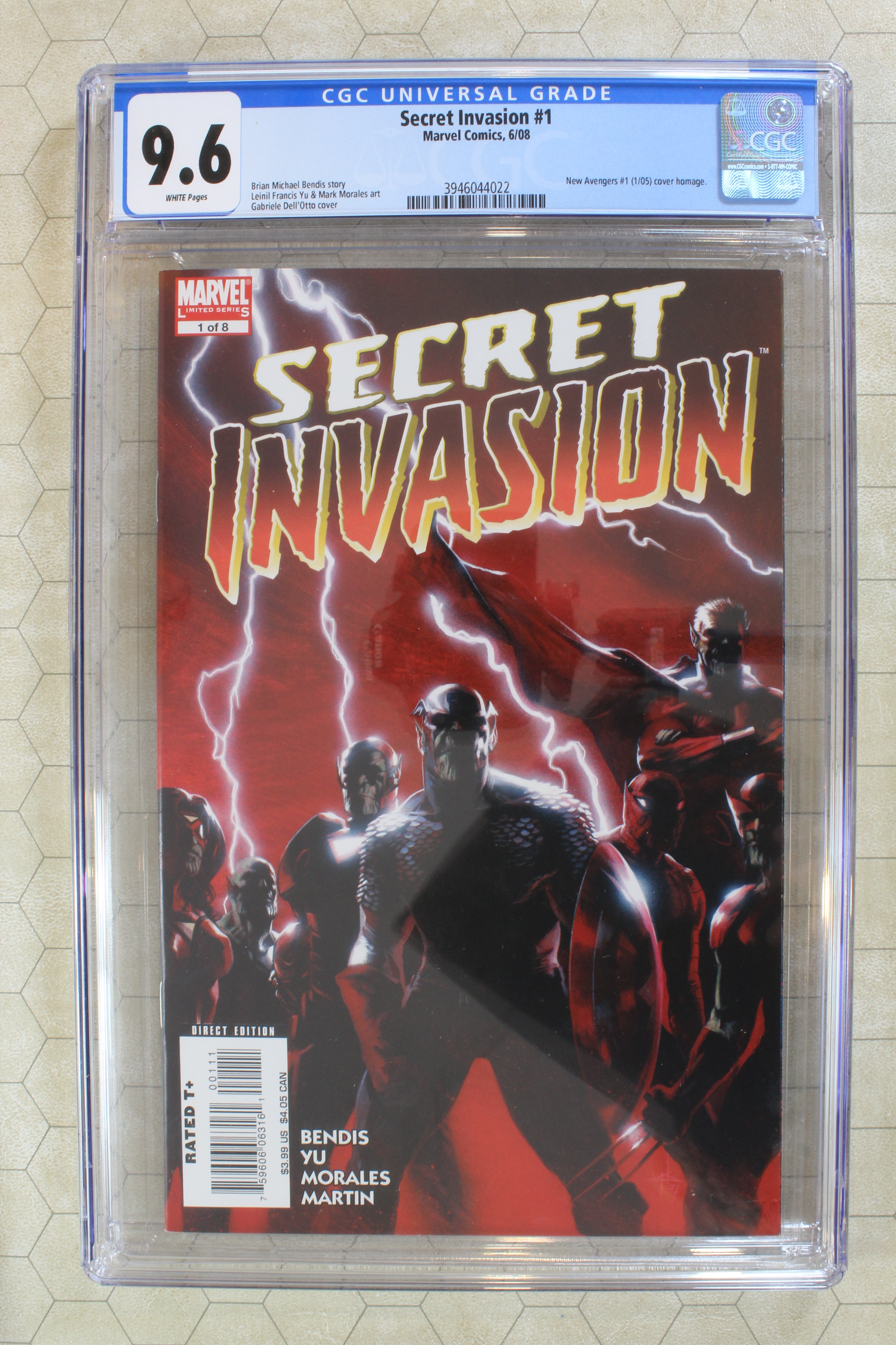 SECRET INVASION #1 CGC 9.6 (2008) (Marvel Comics) – Comic Fever