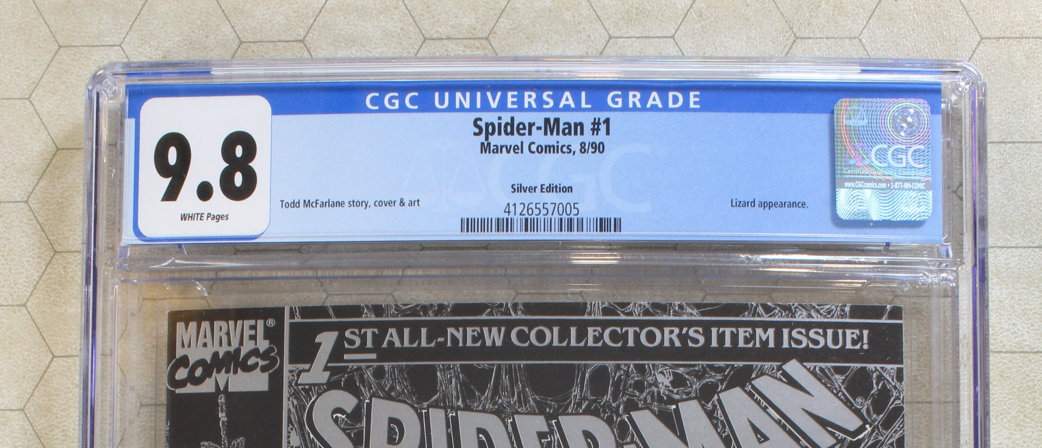 アメコミリーフ Spider-Man #1 (1990) CGC 9.8 SPIDER-MAN #1 CGC 9.8 Silver ed. (1990) (Marvel Comics) Todd