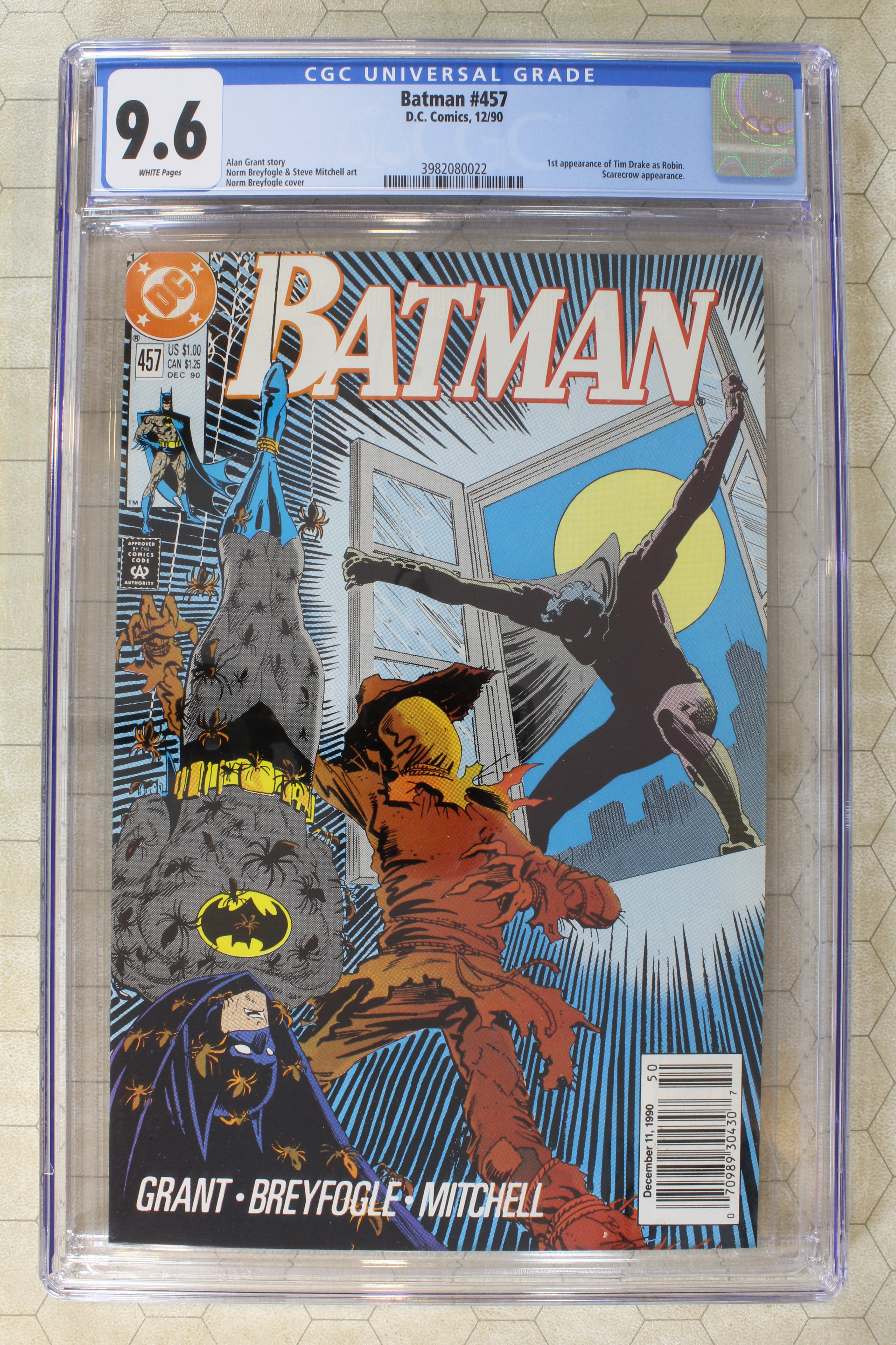 BATMAN #457 CGC 9.6 (1990) 1st app TIM DRAKE as ROBIN (DC Comics