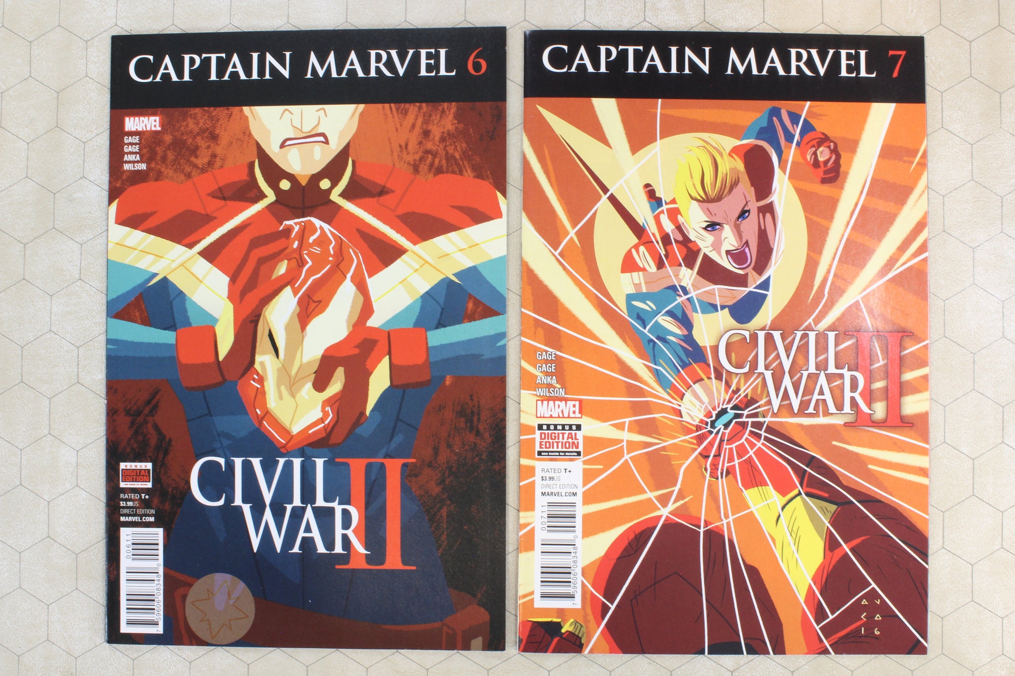 CAPTAIN MARVEL #1 - 8 (2016) vol.10 Set (Marvel Comics lot