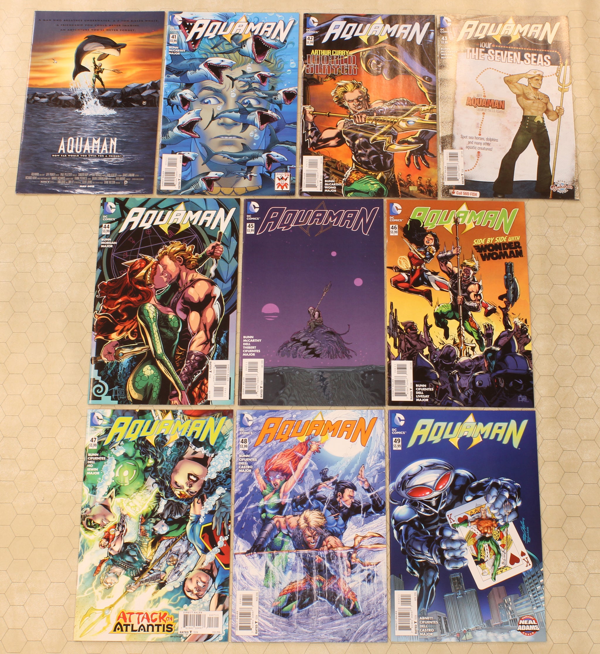 AQUAMAN #40 - 49 (2016) vol.7 Set NM- #40, 41, 43,49 