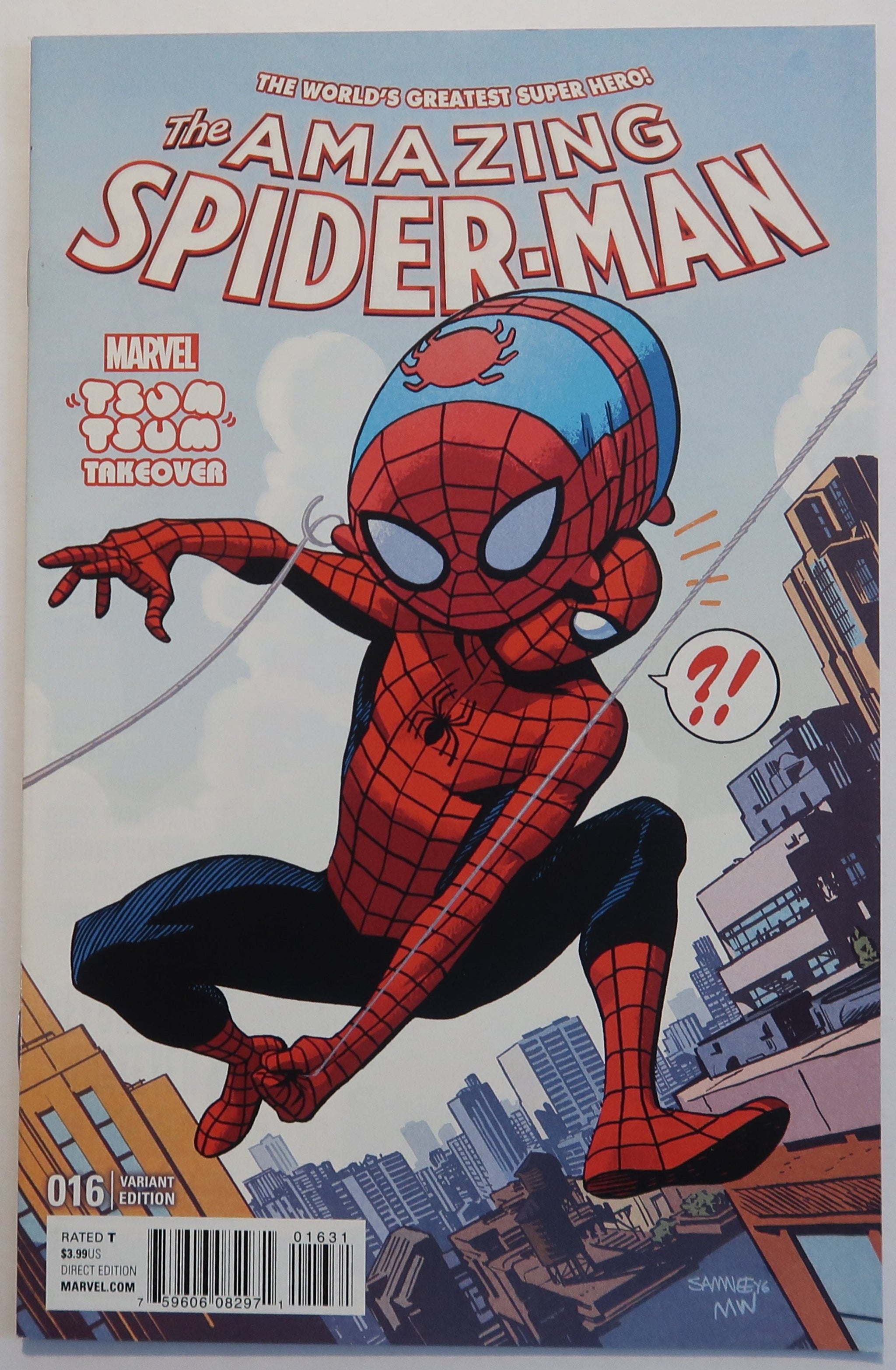 Amazing Spider-Man #16 Samnee Tsum Tsum Variant Vol 4 (2016
