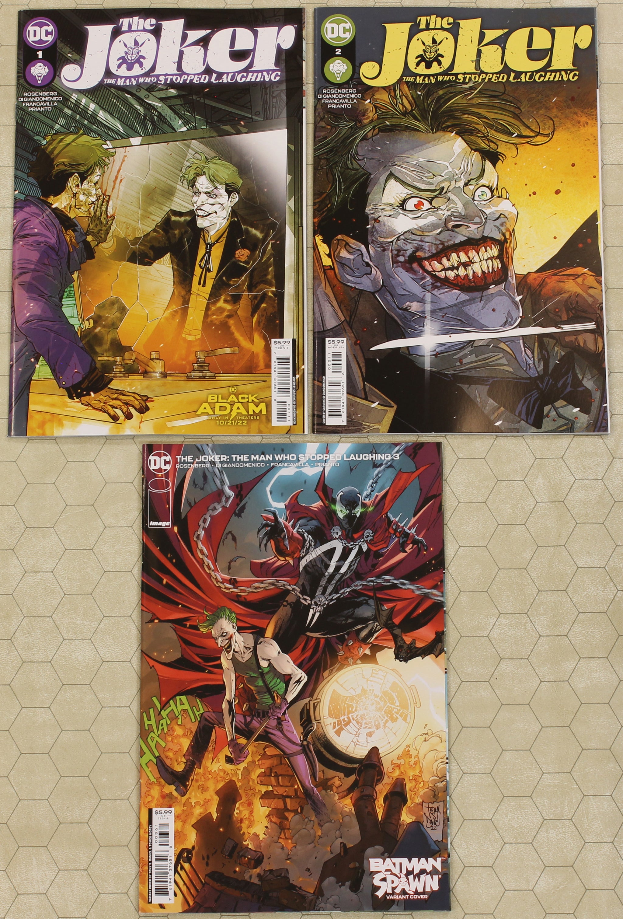 JOKER the MAN WHO STOPPED LAUGHING #1 - 3 (2022) set NM (DC Comics