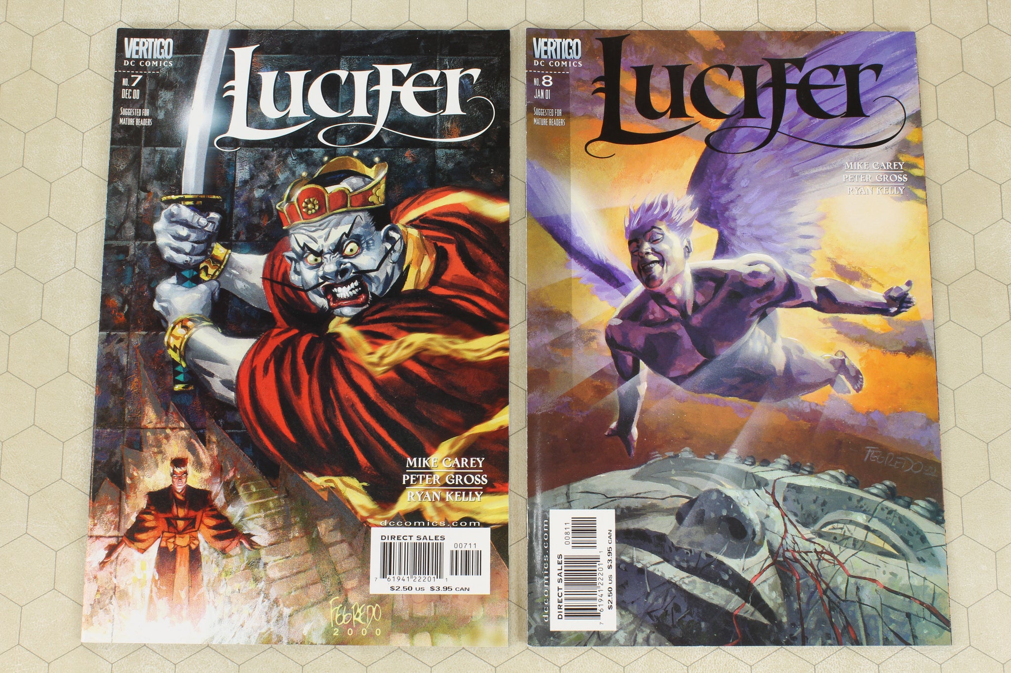 LUCIFER #7 - 14 (2000) VF/NM Set (DC Vertigo Comics lot)! – Comic