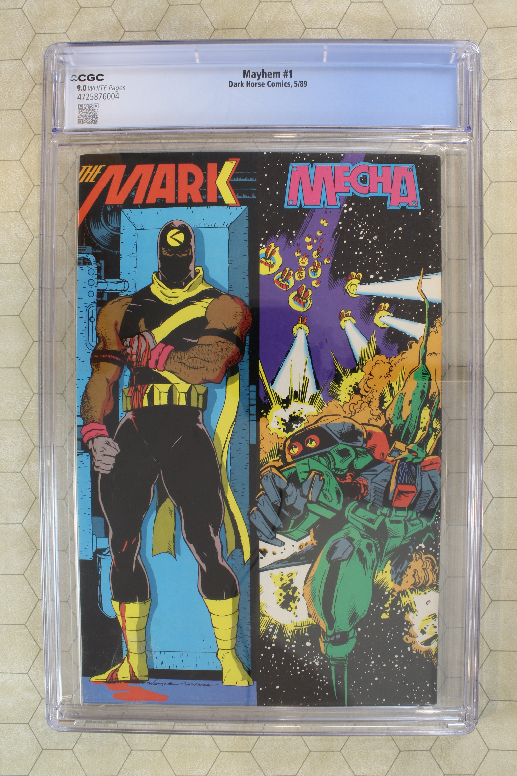 MAYHEM #1 CGC 9.0 (1989) MASK story! (Dark Horse Comics) – Comic Fever
