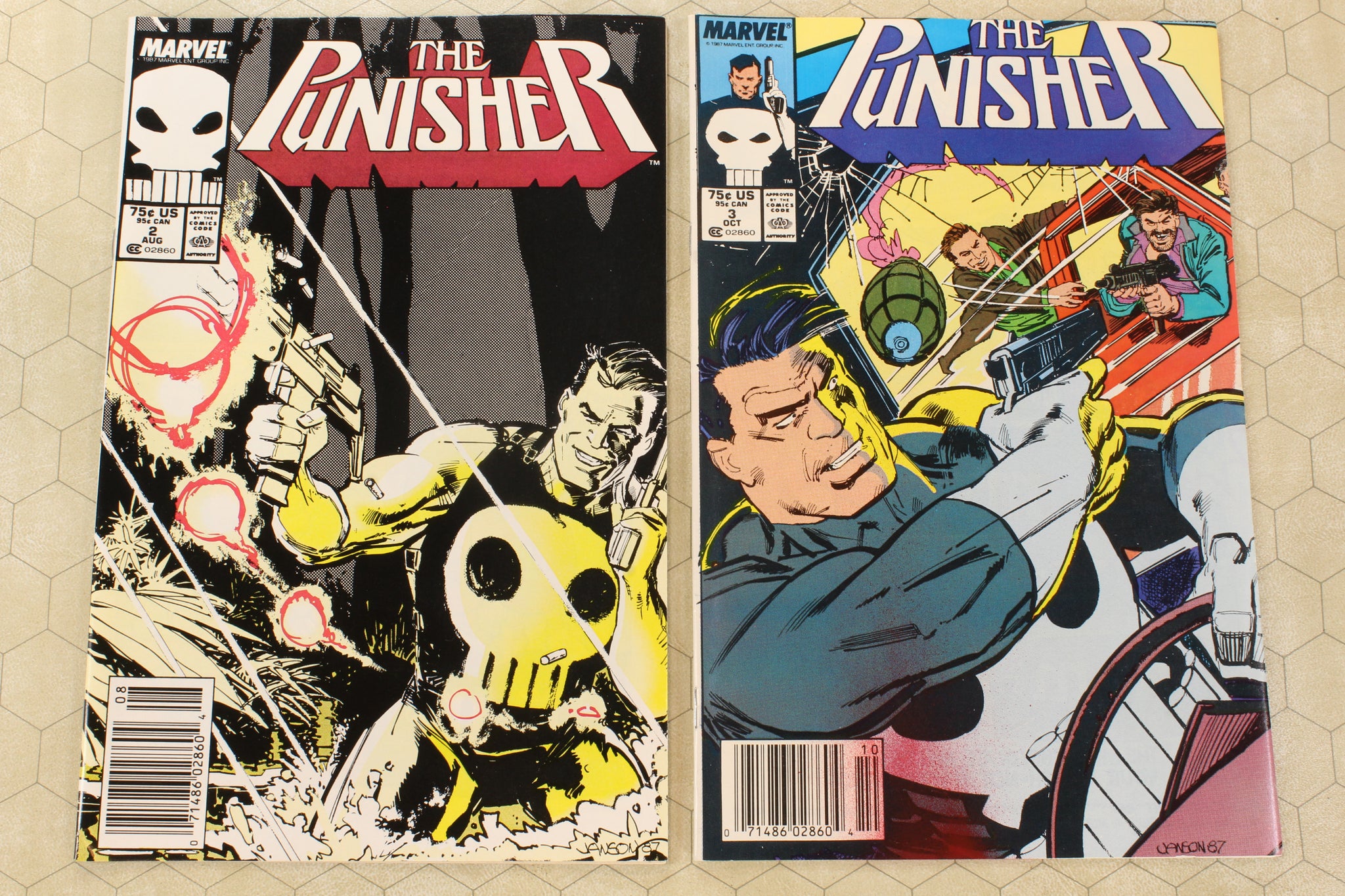 PUNISHER #2 - 9, 11 (1987) vol.2 Set ALL NEWSSTAND VARIANTS