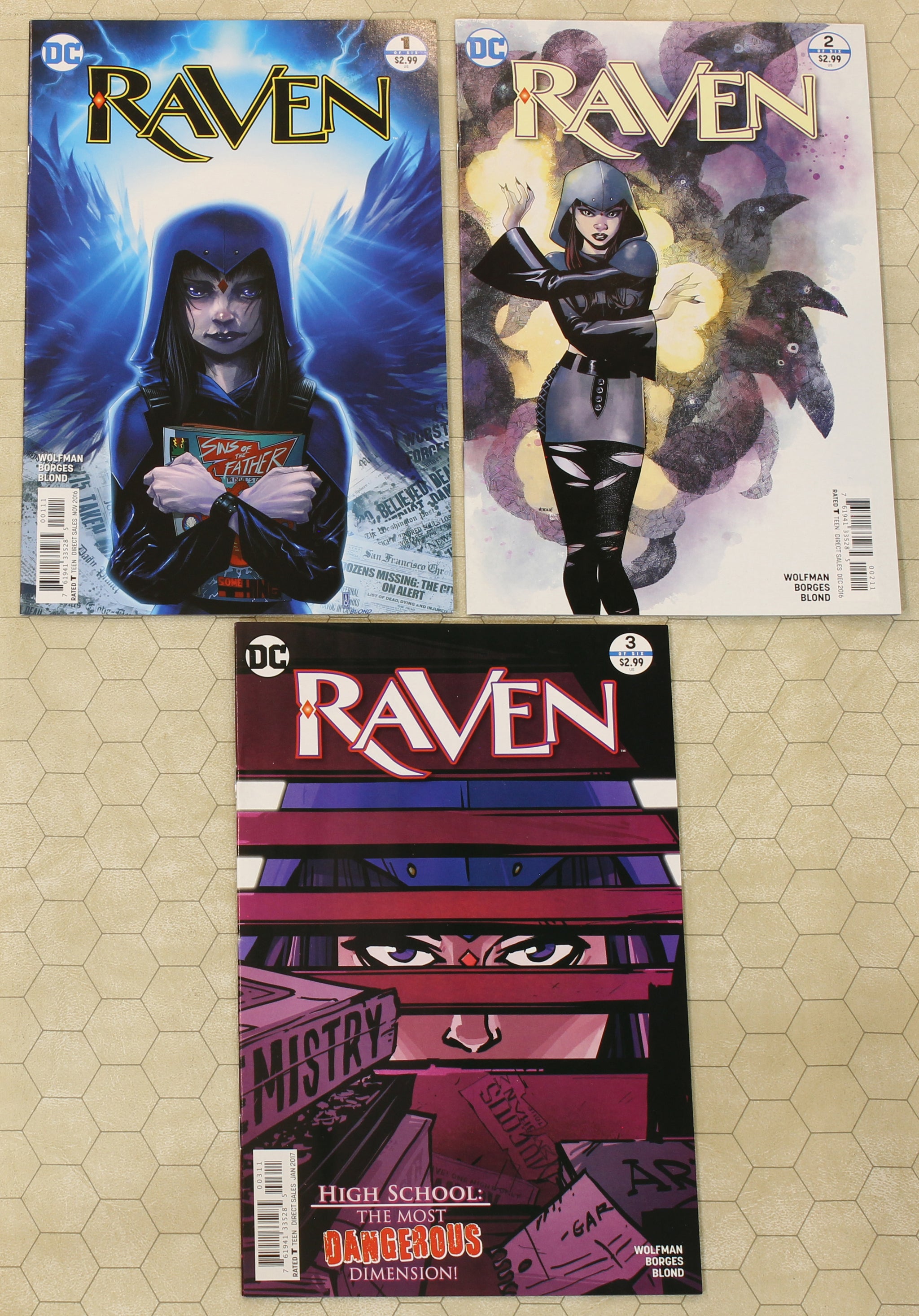 アメコミ・英語　3冊セット　レイブン　RAVEN RAVEN1-3_2048x.jpg?v=1706246687