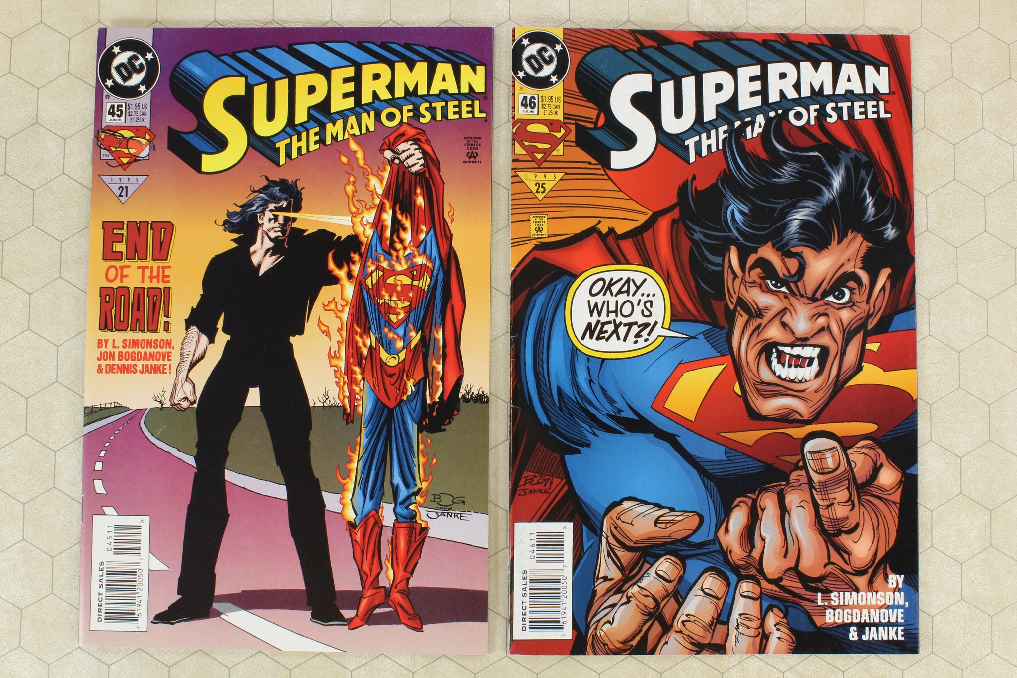 SUPERMAN MAN OF STEEL #19 - 46 (1993) Set NM (DC Comics lot