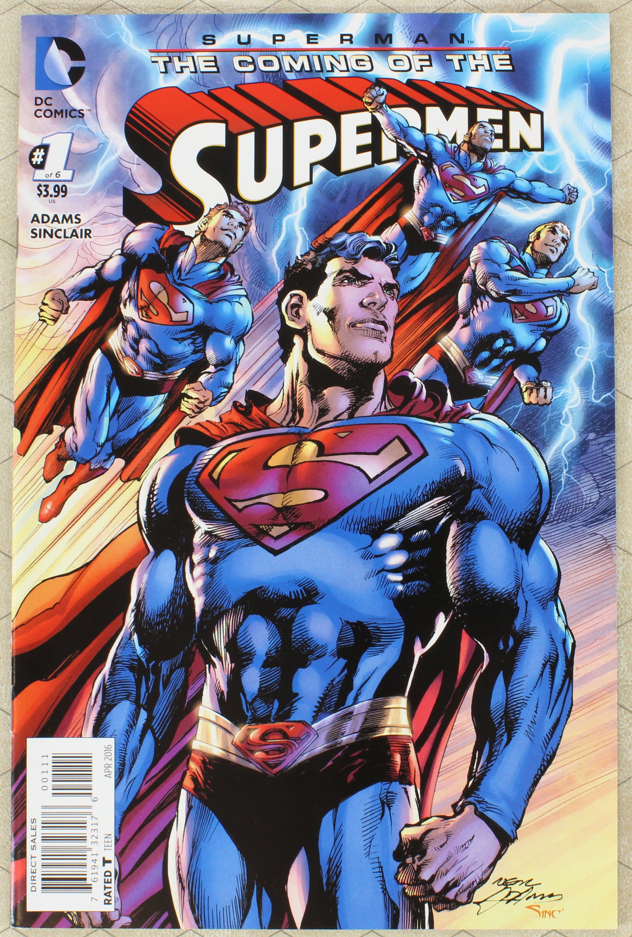 SUPERMAN THE COMING OF THE SUPERMEN #1 - 3 (2016) NM Set (DC