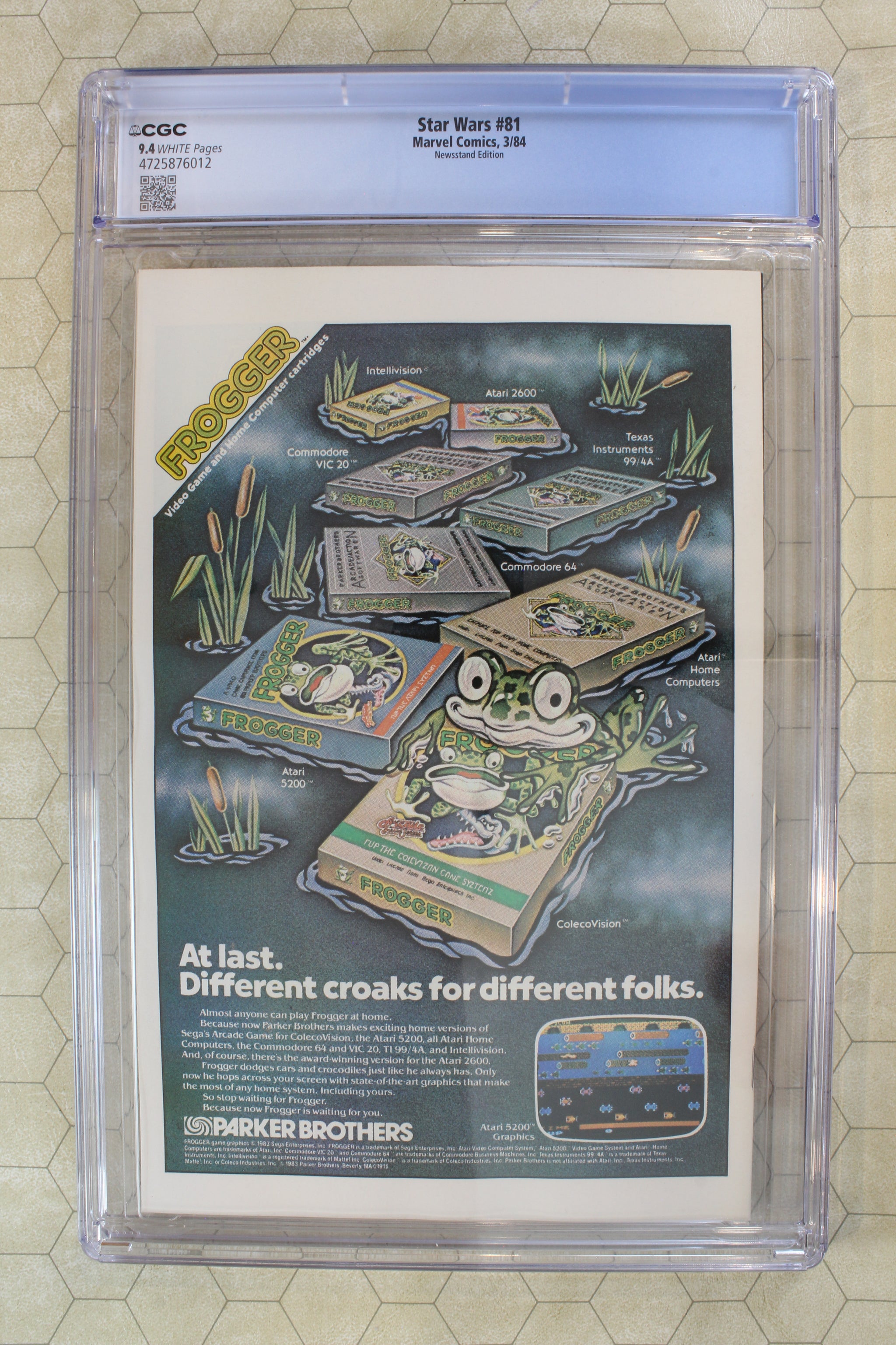 STAR WARS #81 CGC 9.4 (1984) NEWSSTAND, Return of BOBA FETT