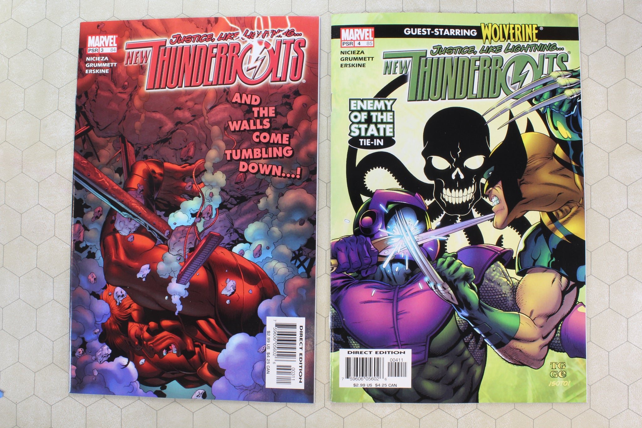 NEW THUNDERBOLTS #3 - 18 vol.1 (2005) Set (Marvel Comics lot