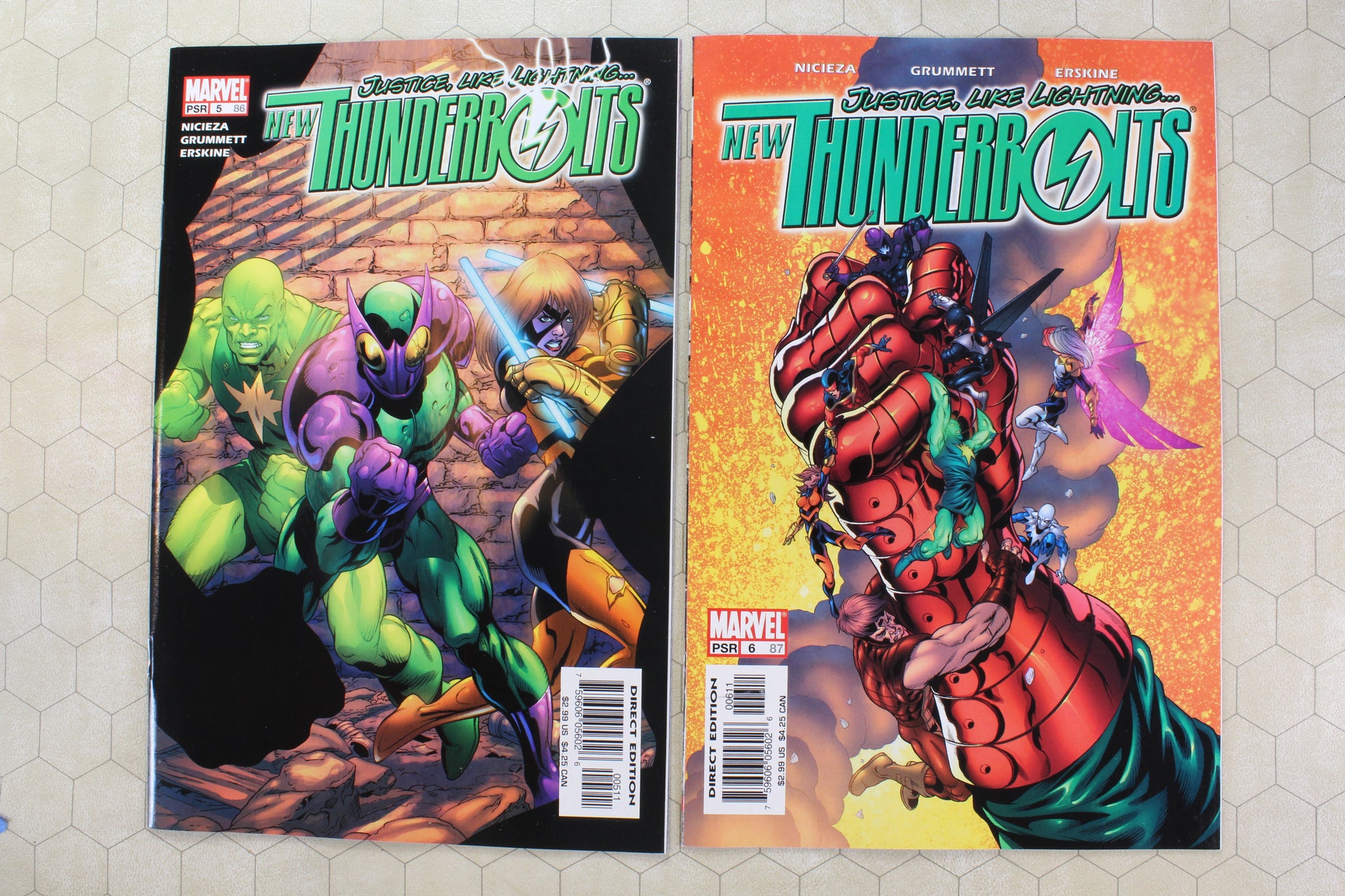 NEW THUNDERBOLTS #3 - 18 vol.1 (2005) Set (Marvel Comics lot