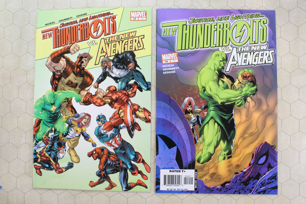 NEW THUNDERBOLTS #3 - 18 vol.1 (2005) Set (Marvel Comics lot