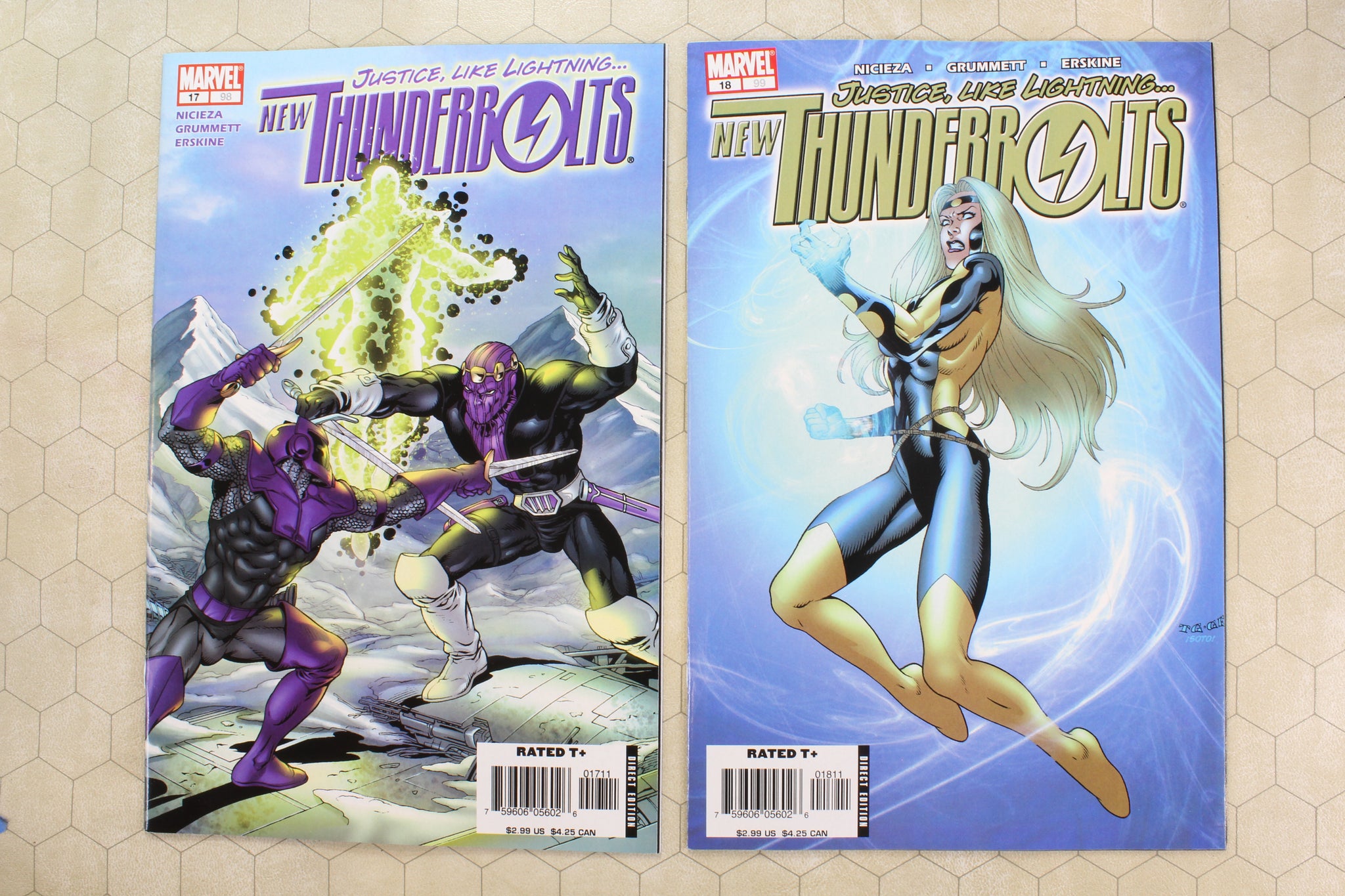 NEW THUNDERBOLTS #3 - 18 vol.1 (2005) Set (Marvel Comics lot
