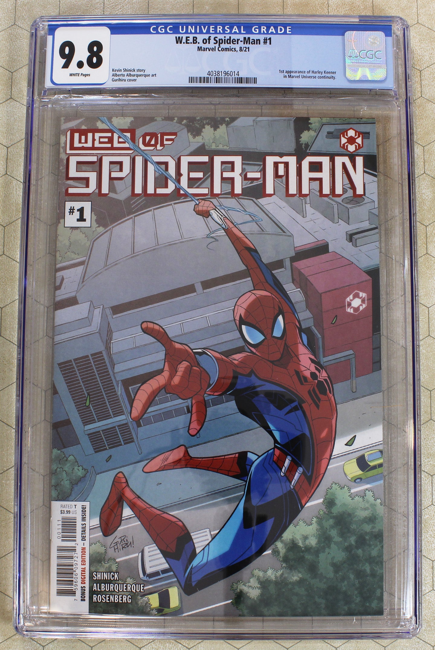 アメコミリーフ Web of Spider-Man #1 CGC 9.8 アメコミリーフ Web of Spider-Man #1 CGC 9.8 Web of Spider