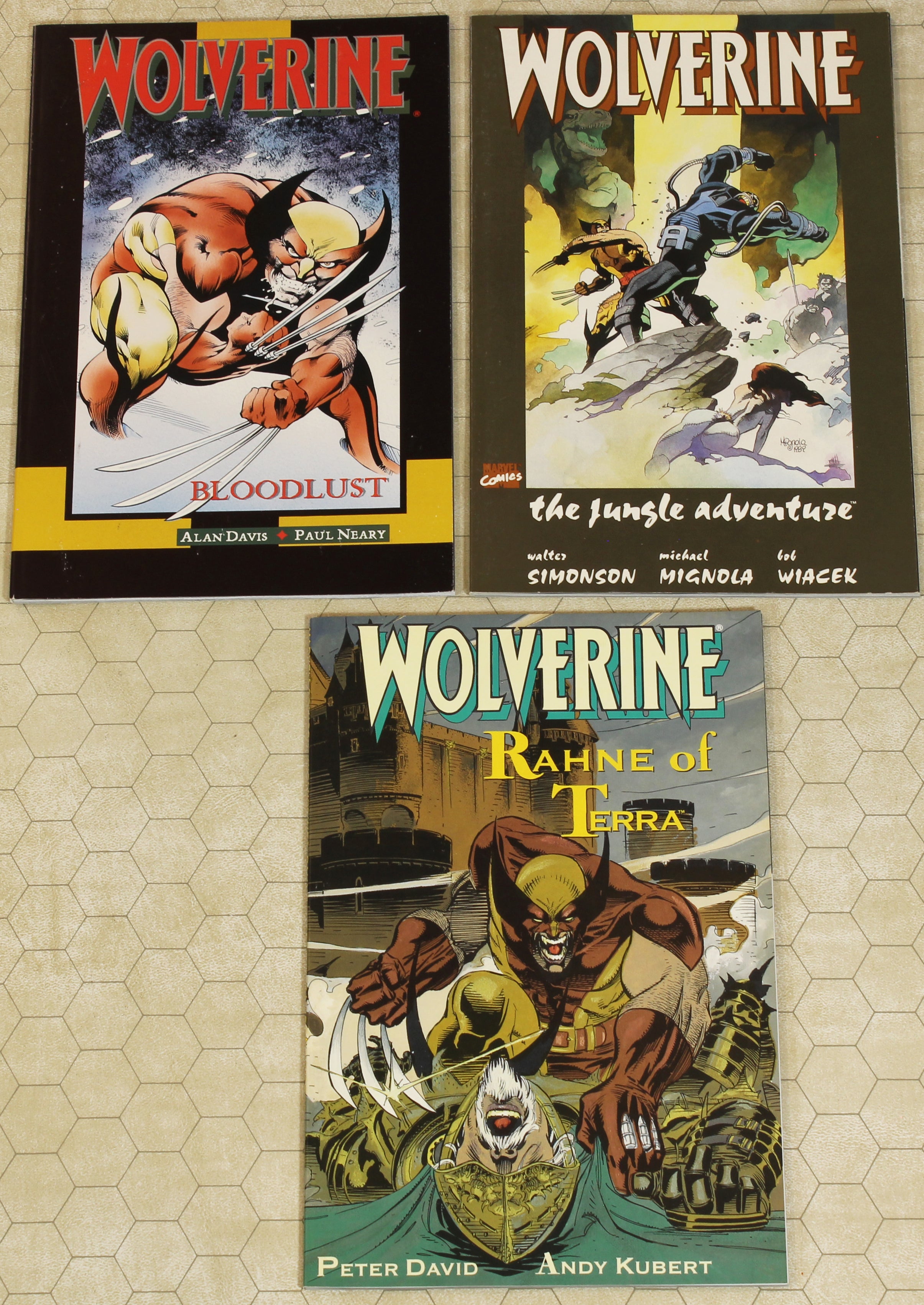 WOLVERINE squarebound Set - BLOODLUST, JUNGLE ADV, RAHNE TERRA